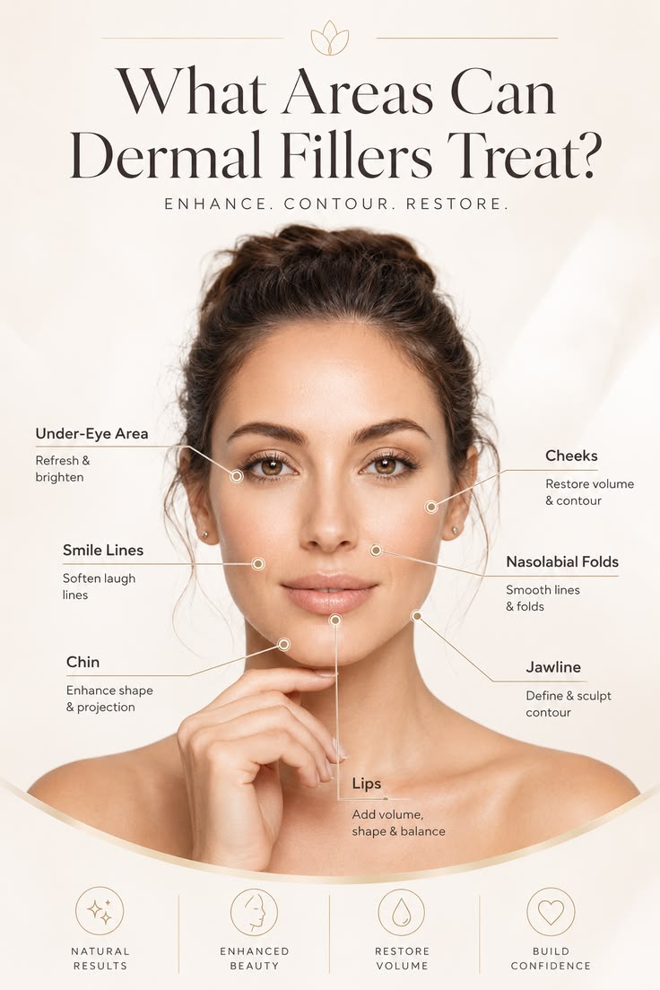 What Areas Can Dermal Fillers Treat_